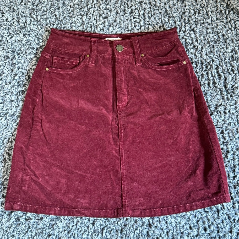 Market & Spruce Corduroy Skirt